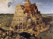 BRUEGHEL, Pieter the Younger The Tower of Babel Spain oil painting artist